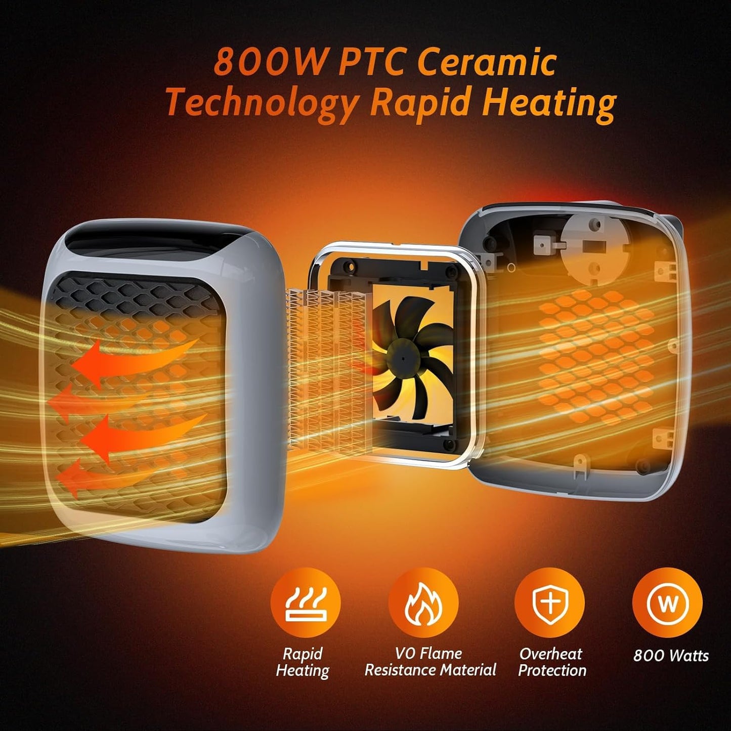 🔥Rapid Wall Plug-In Heater