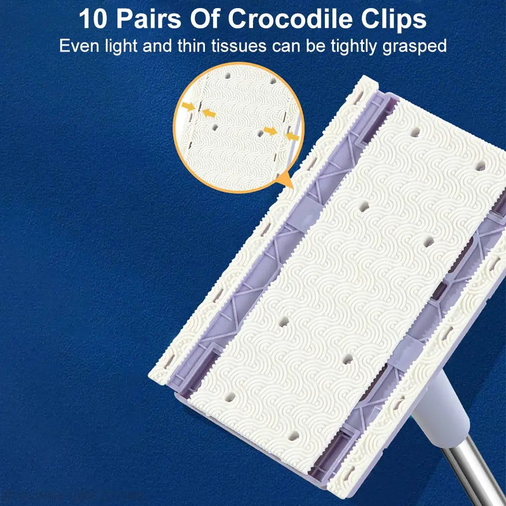 THE Click MOP 2.0 | Mop That Clicks to Everything (Now Bigger) + 10 FREE Pads