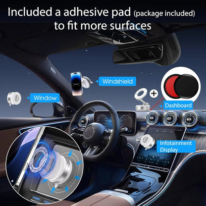 Heavy-duty 360° Vacuum Magnetic Phone Mount