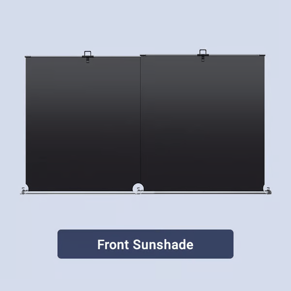 Heatshield For Windshield | Retractable Car Sunshade Set