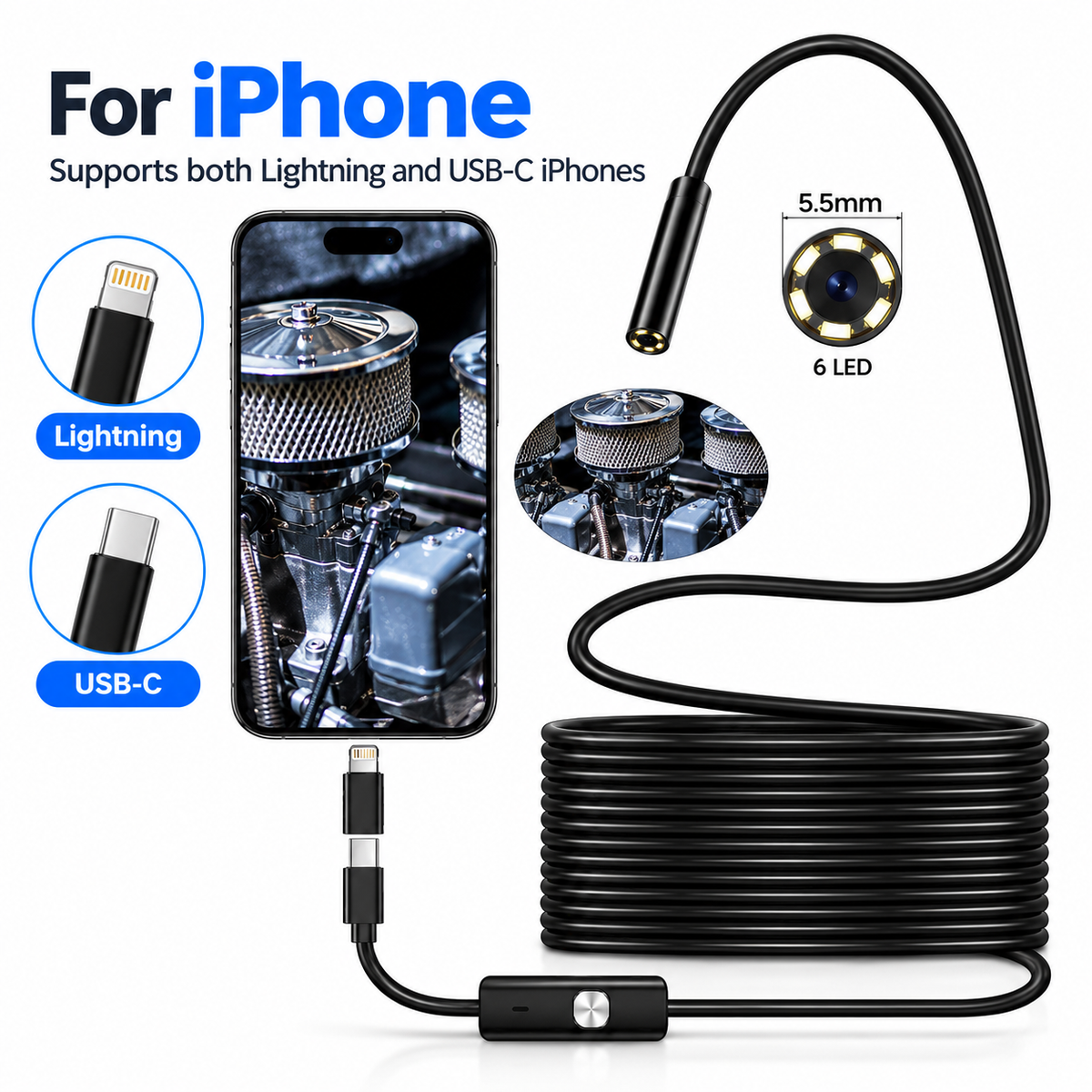 Micro Endoscope Inspection Camera | See What Your Eyes Can't Reach 🔍