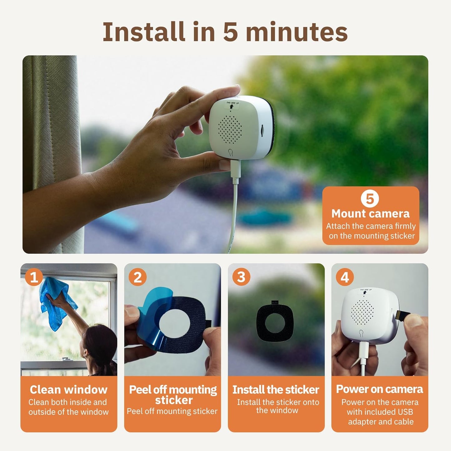 WINDOWGUARD🏡🛡️- Smart AI Window Security Camera (No Monthly Fees)
