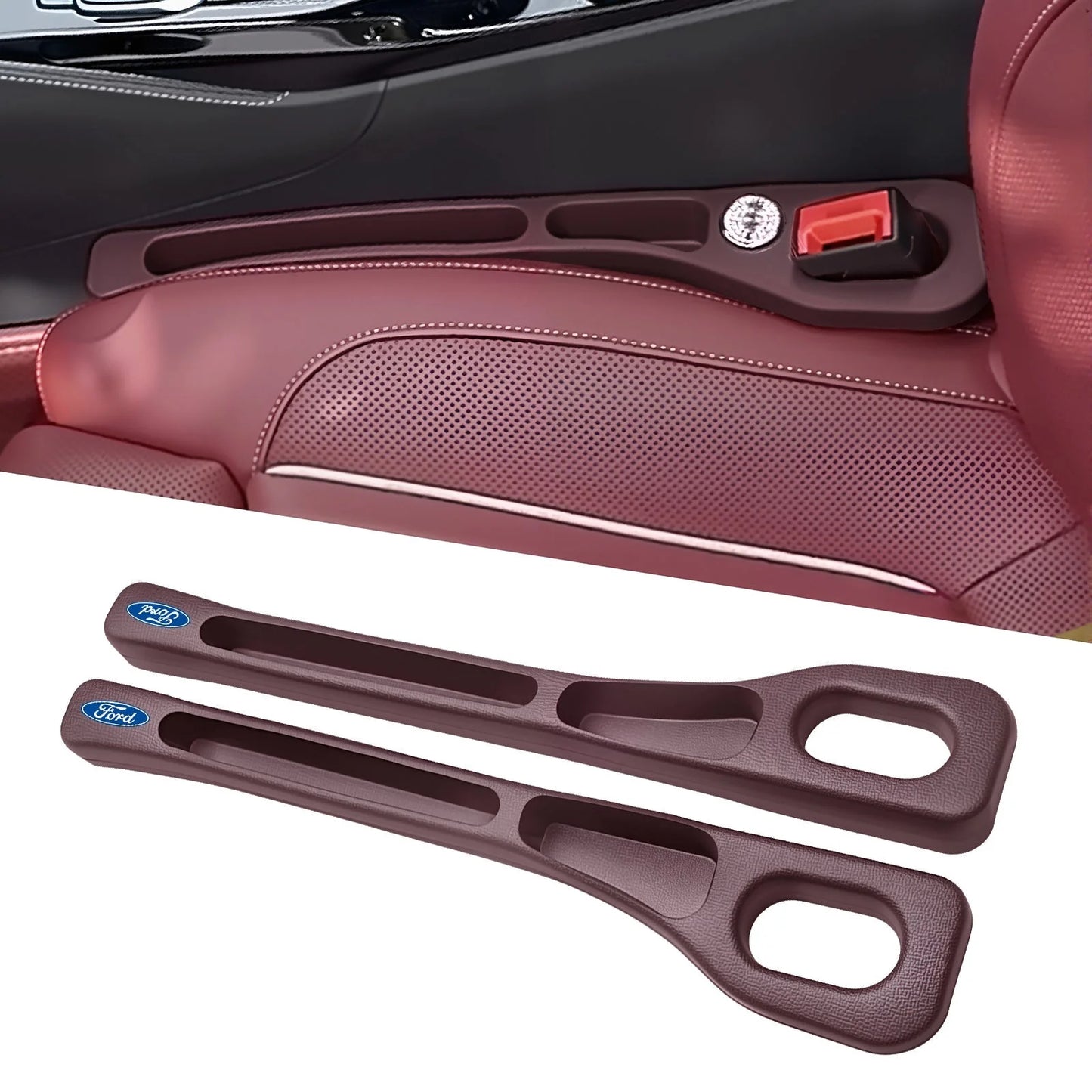 Drop Stopper 📱🚫- Universal Car Seat-Gap Filler Duo (Belt-Slot Safe)