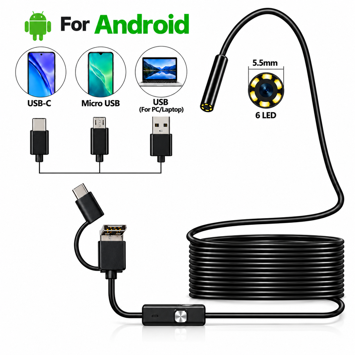 Micro Endoscope Inspection Camera | See What Your Eyes Can't Reach 🔍
