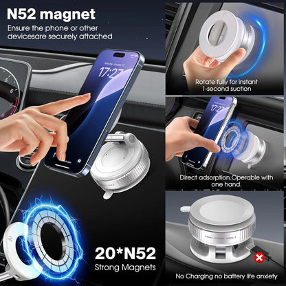 Heavy-duty 360° Vacuum Magnetic Phone Mount