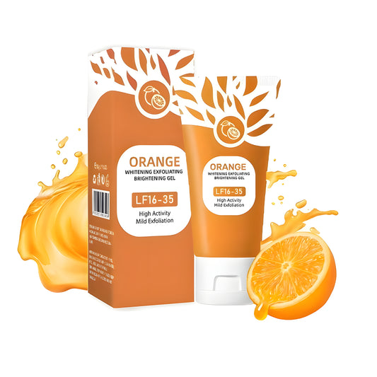 OrangeGlow™ Full-Body Exfoliating Gel 🍊✨ – Smooths & Brightens High-Friction Areas 🦵🫧