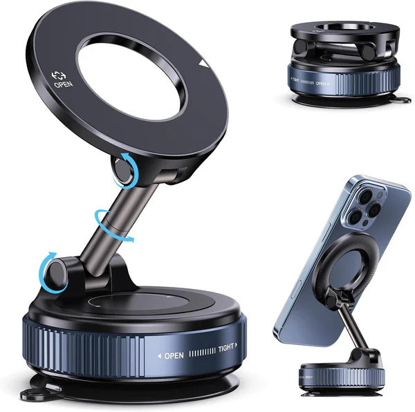 Heavy-duty 360° Vacuum Magnetic Phone Mount