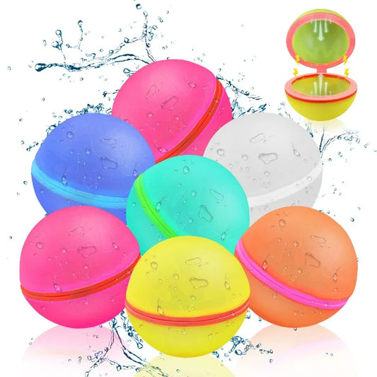 Reusable Silicone Magnetic Water Ball Pack - (15 Pcs)