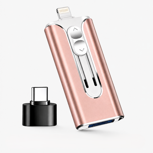 4-in-1 Mobile Flash Drive | Clean Phone Storage Instantly⚡