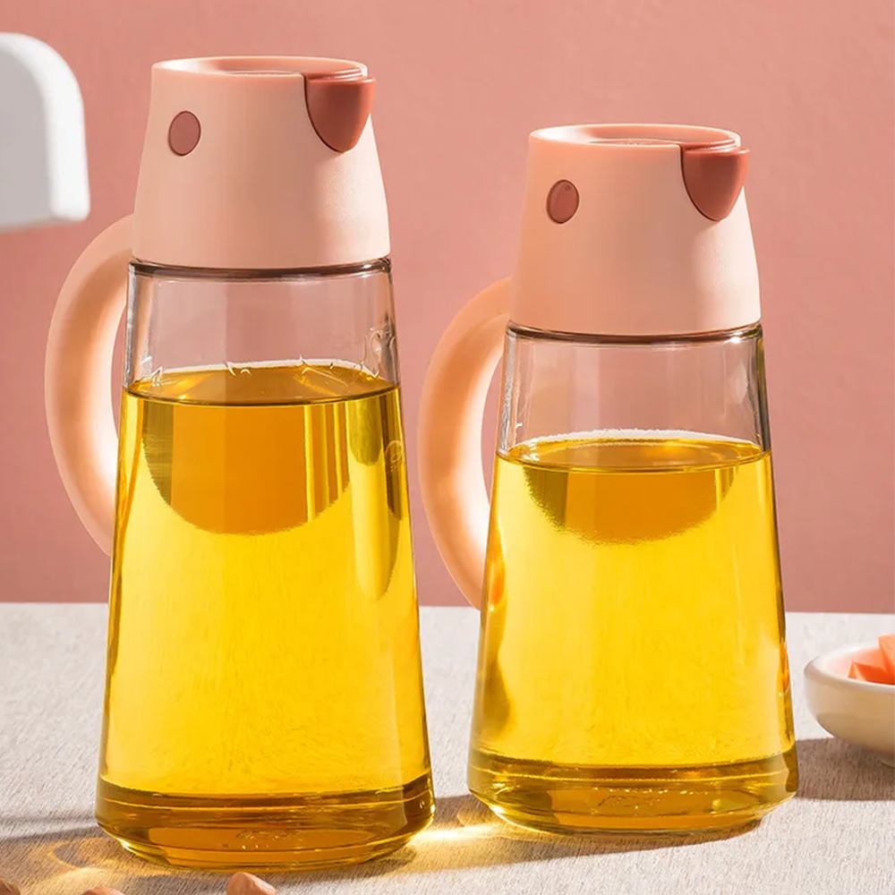 Self Closing Sauce, Vinegar, Oil Bottle - Leak-proof