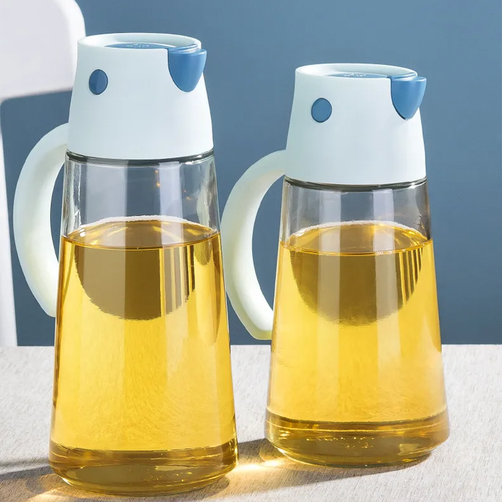 Self Closing Sauce, Vinegar, Oil Bottle - Leak-proof