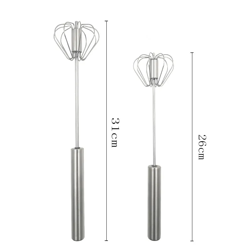 Stainless Steel Hand Whisk - Push-Down Whisker